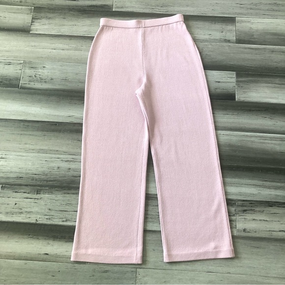 St. John Evening by Marie Gray Knit High Rise Wide Leg Pants - Picture 2 of 7